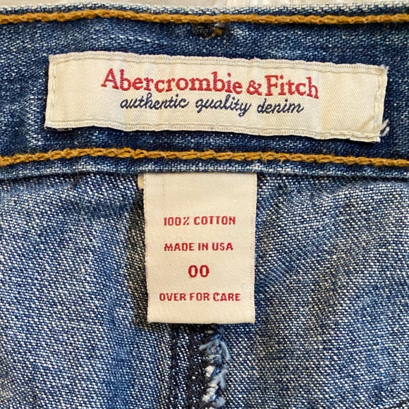 Vintage Abercrombie & Fitch Y2K Midi Denim Skirt - Picture 3 of 7